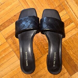 Marc Fisher Woven Heeled Sandals